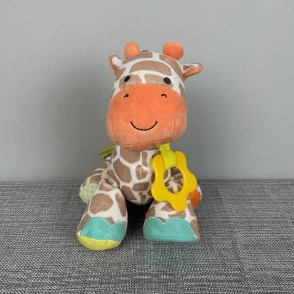 Carter's 2016 Giraffe Rattle Plush Lovey Stuffed Animal Baby Toy‎